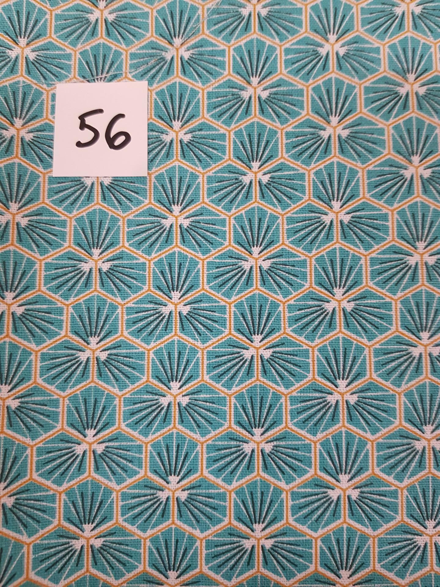 56 lingettes fleursbleu 56