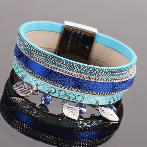 Bracelet turquoise rangs