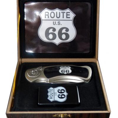 Coffret couteau Route 66