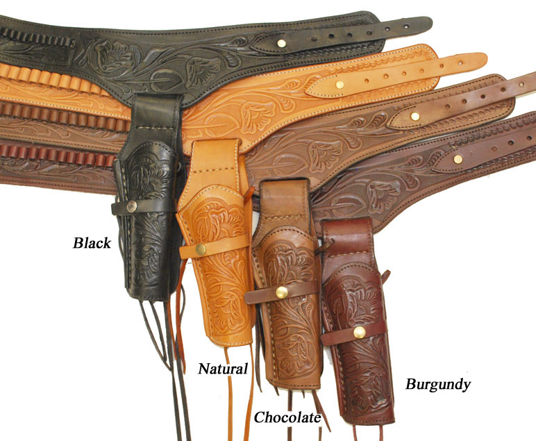 Ceinturon holster western hotsell