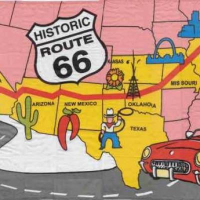 Drapeau Route 66