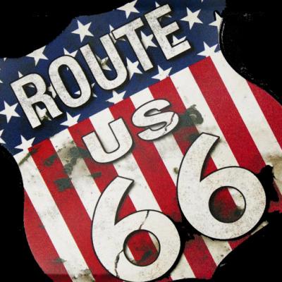 Drapeau Route 66 - usa