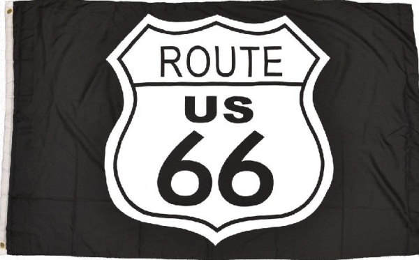 Drapeau route 66